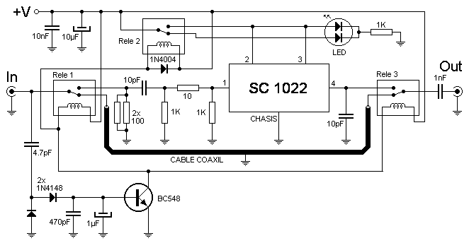 Amplificador lineal 45 W para 144 Mhz